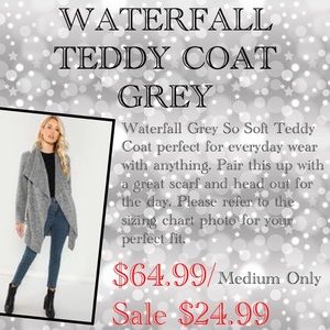 Waterfall Teddy Coat! Super Sale!